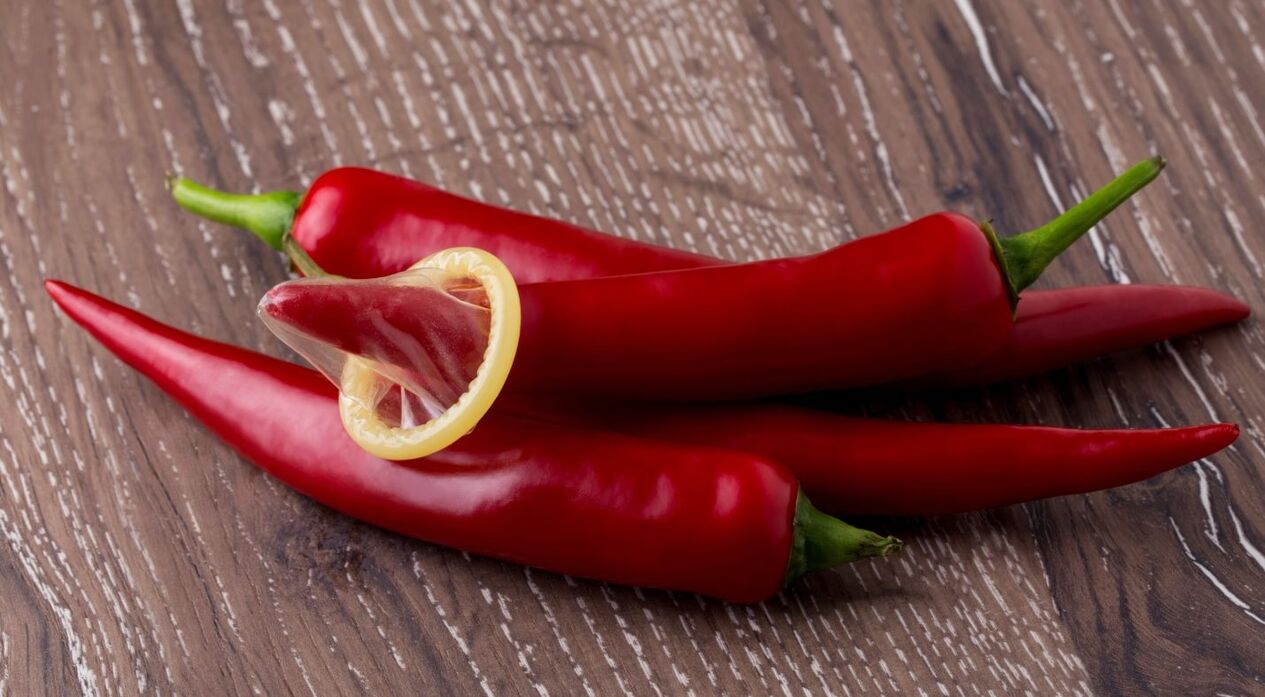 Chili pepper raises testosterone levels in a man's body and improves potency